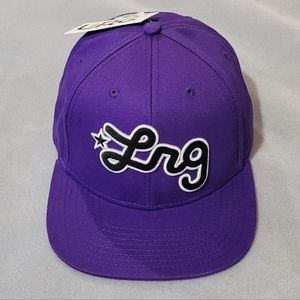 LRG / Lifted Research Group / LRG Tree Staple Snapback Hat / Purple